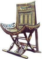 King Tut's folding throne